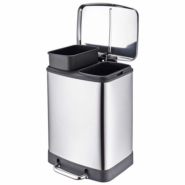recycling trash can 24L-open lid1