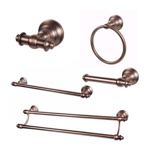 Bathroom hardware set-Bronze